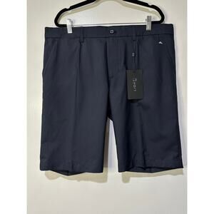 J. Lindeberg Men's Somle Tapered Light Poly Navy Golf Shorts Size 36 NWT